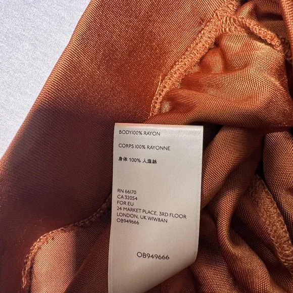 Maeve by‎ Anthropologie Shiloh Wide Leg Palazzo Pants Womens XS Rust Orange - Picture 8 of 15